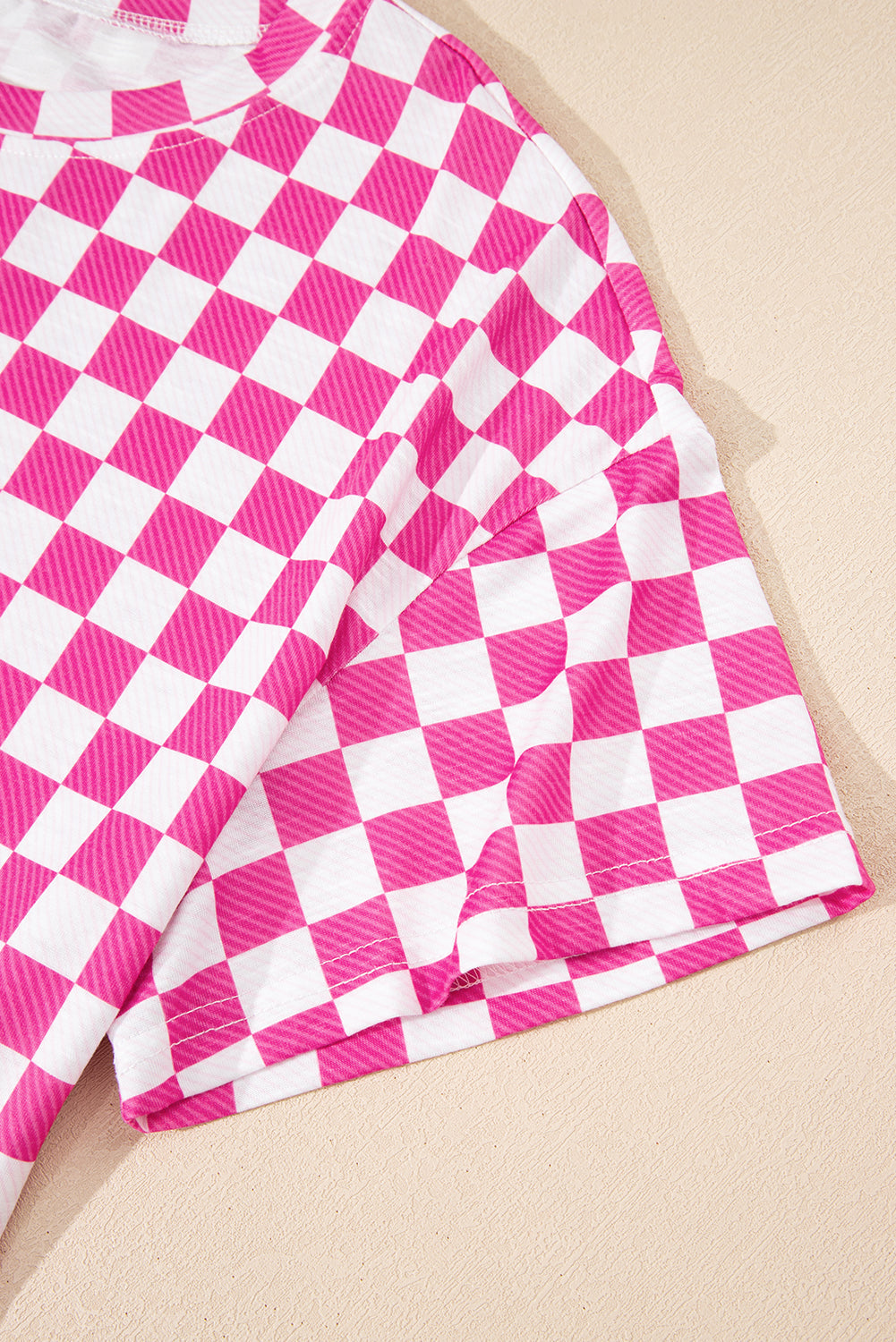 Checkerboard T Shirt and High Waist Skorts 2 Piece Co-ord Outfit eAura