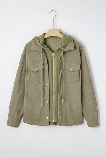 Textured Hooded Jacket - eAura