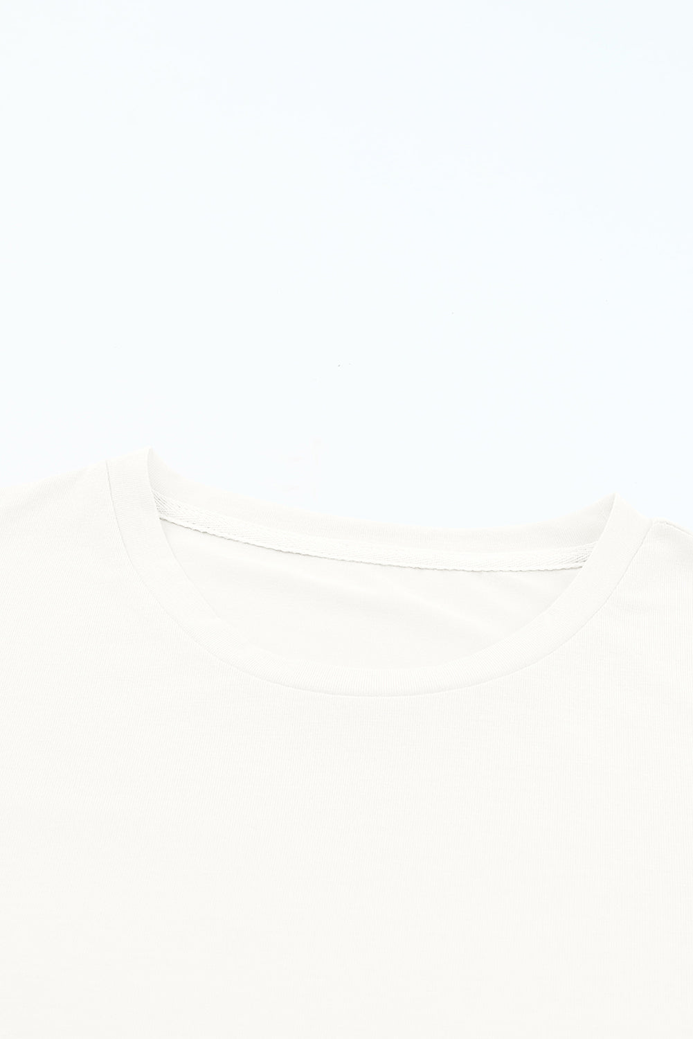 Casual Plain Crew Neck Tee T-Shirt Dear-Lover Dropshipping