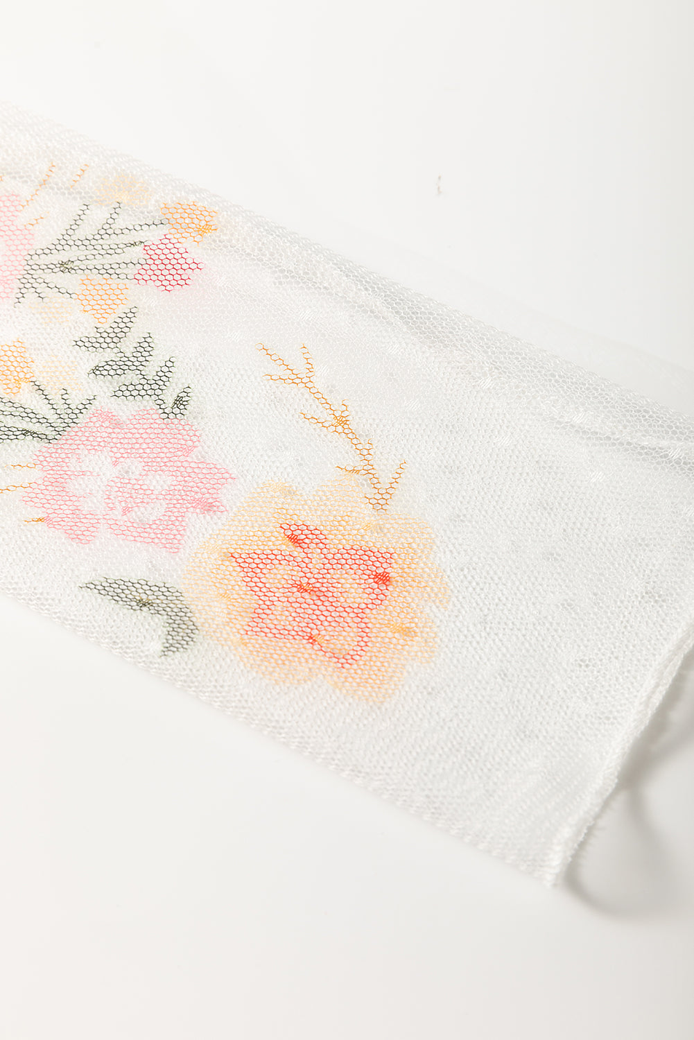 White Faux Two Piece Floral Long Sleeve Patchwork Tee eAura