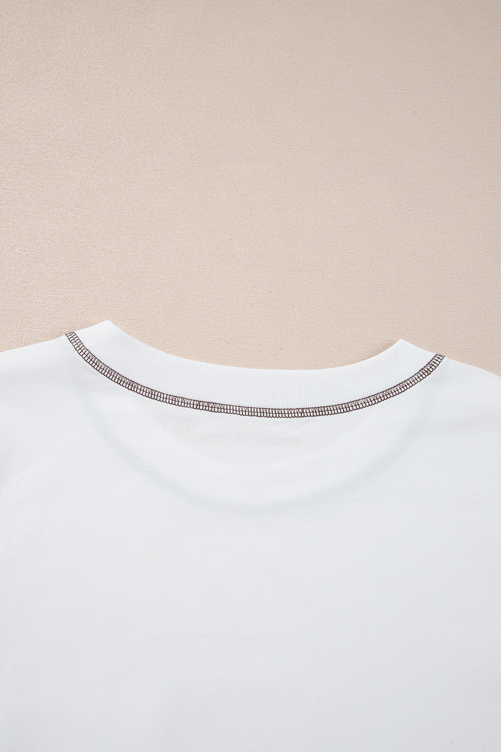 Apricot RODEO Horseshoe Embroidered Patch Pocket T Shirt eAura