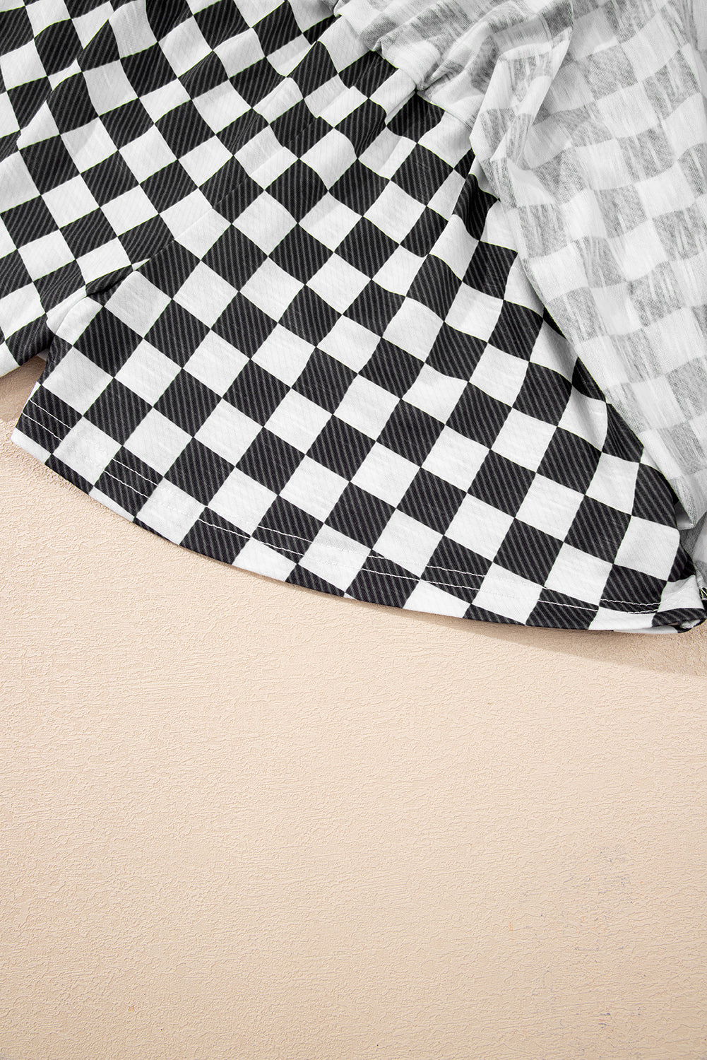 Checkerboard T Shirt and High Waist Skorts 2 Piece Co-ord Outfit eAura