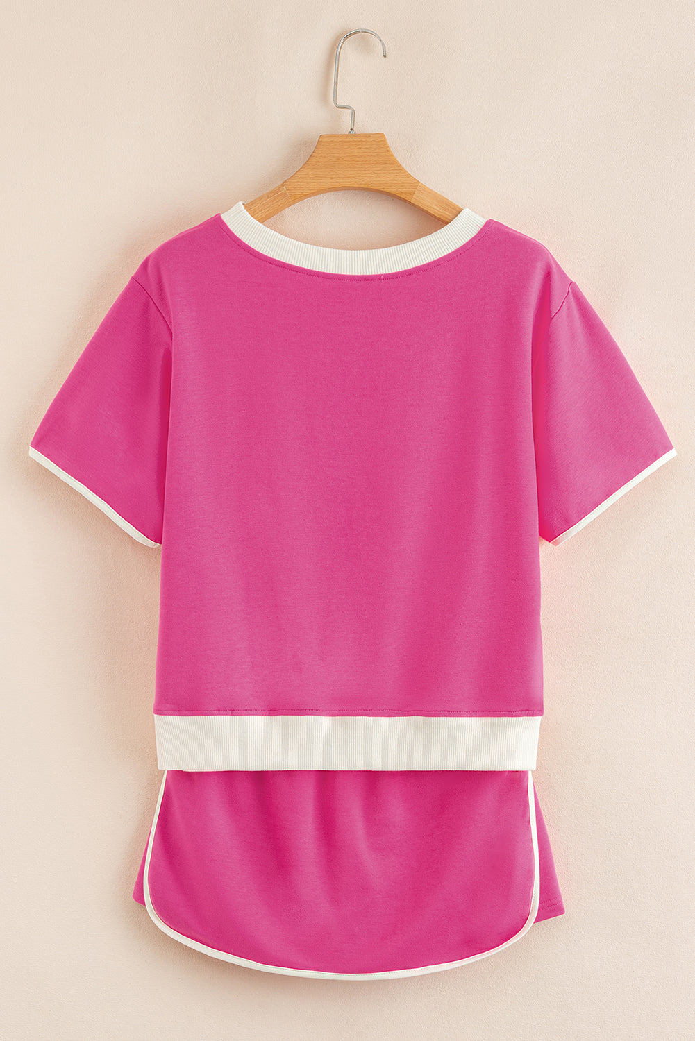 Colourblock Edge Drop Shoulder T Shirt and Skort Co-ord Set eAura