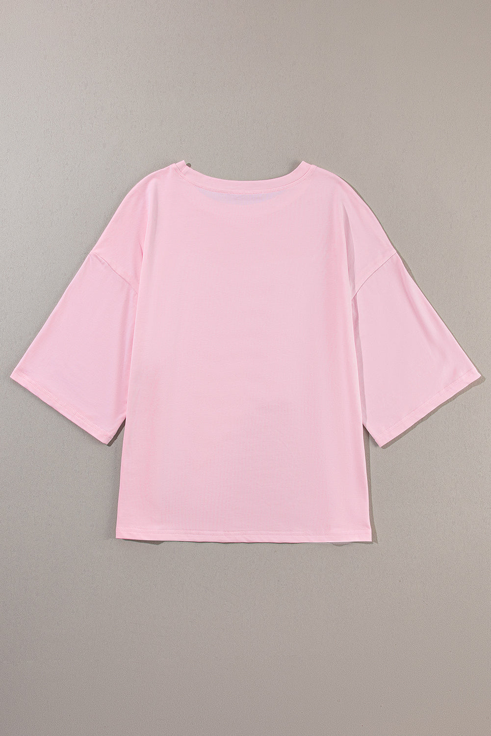 White Colourblock Star Patched Half Sleeve Oversized Tee eAura