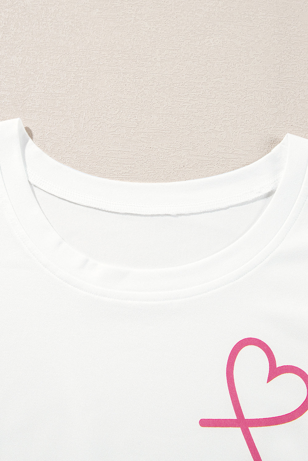 Pink Ruffled Tank Top And Heart Print Trousers Pyjamas eAura