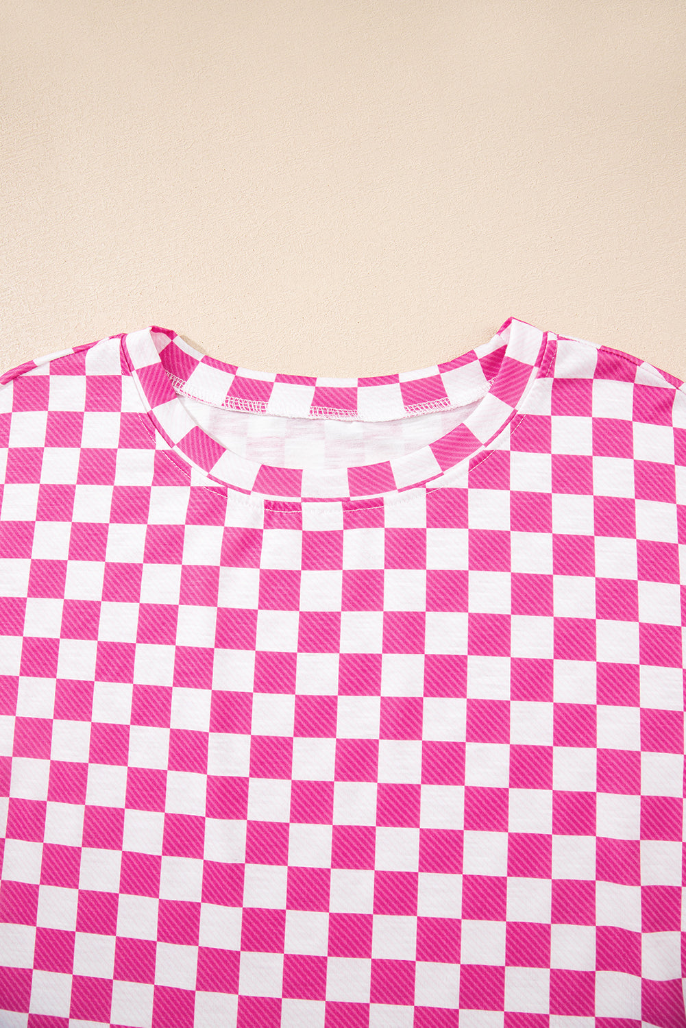 Checkerboard T Shirt and High Waist Skorts 2 Piece Co-ord Outfit eAura