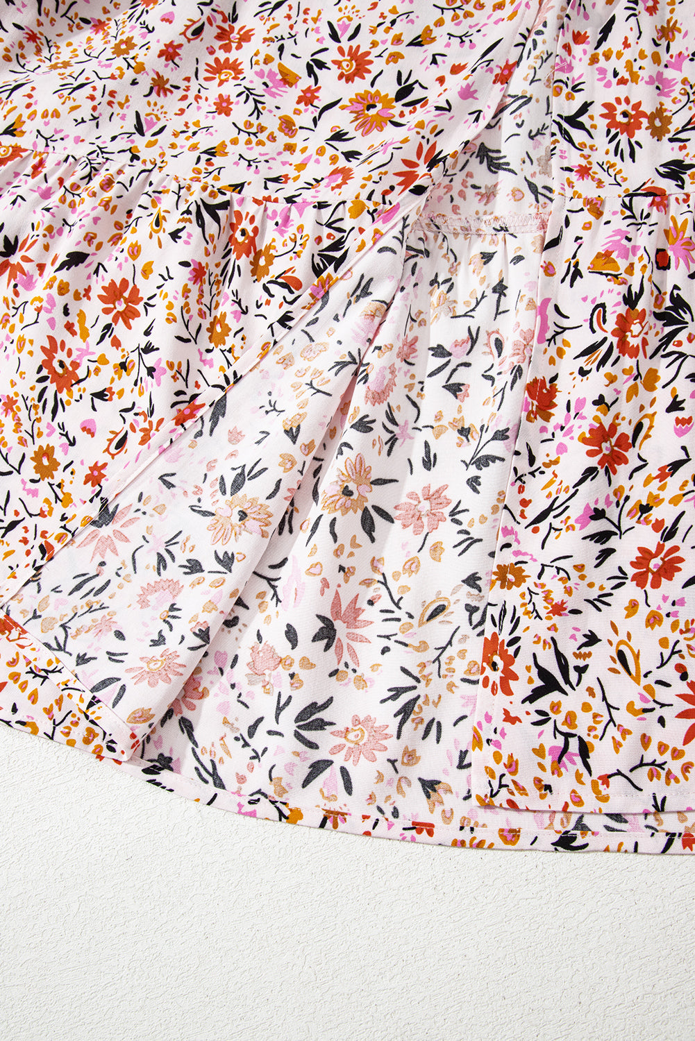 Boho Half Sleeve Floral V-Neck Maxi Dress eAura