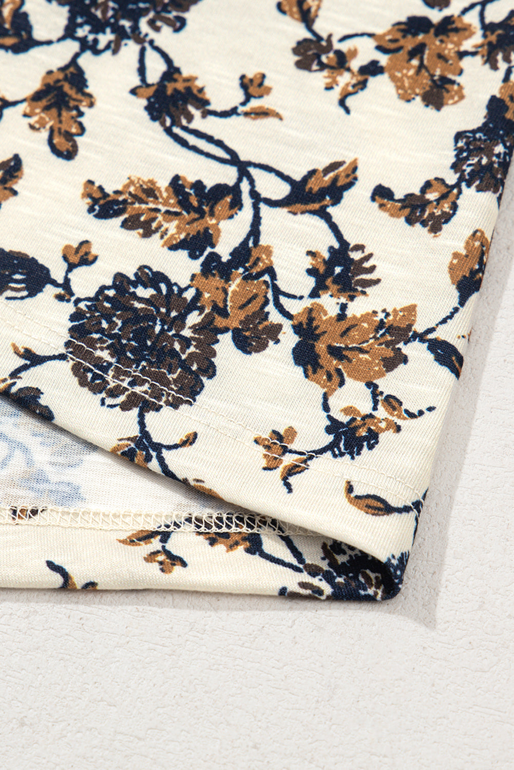 White Floral Frilly Blouse with Lace Up eAura