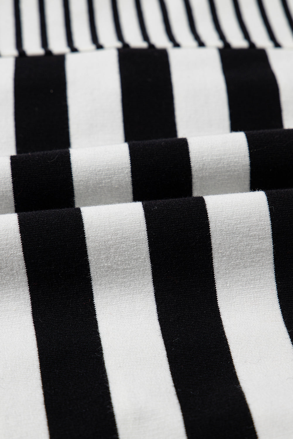 Black Stripe Half Placket Polo T Shirt Dress eAura