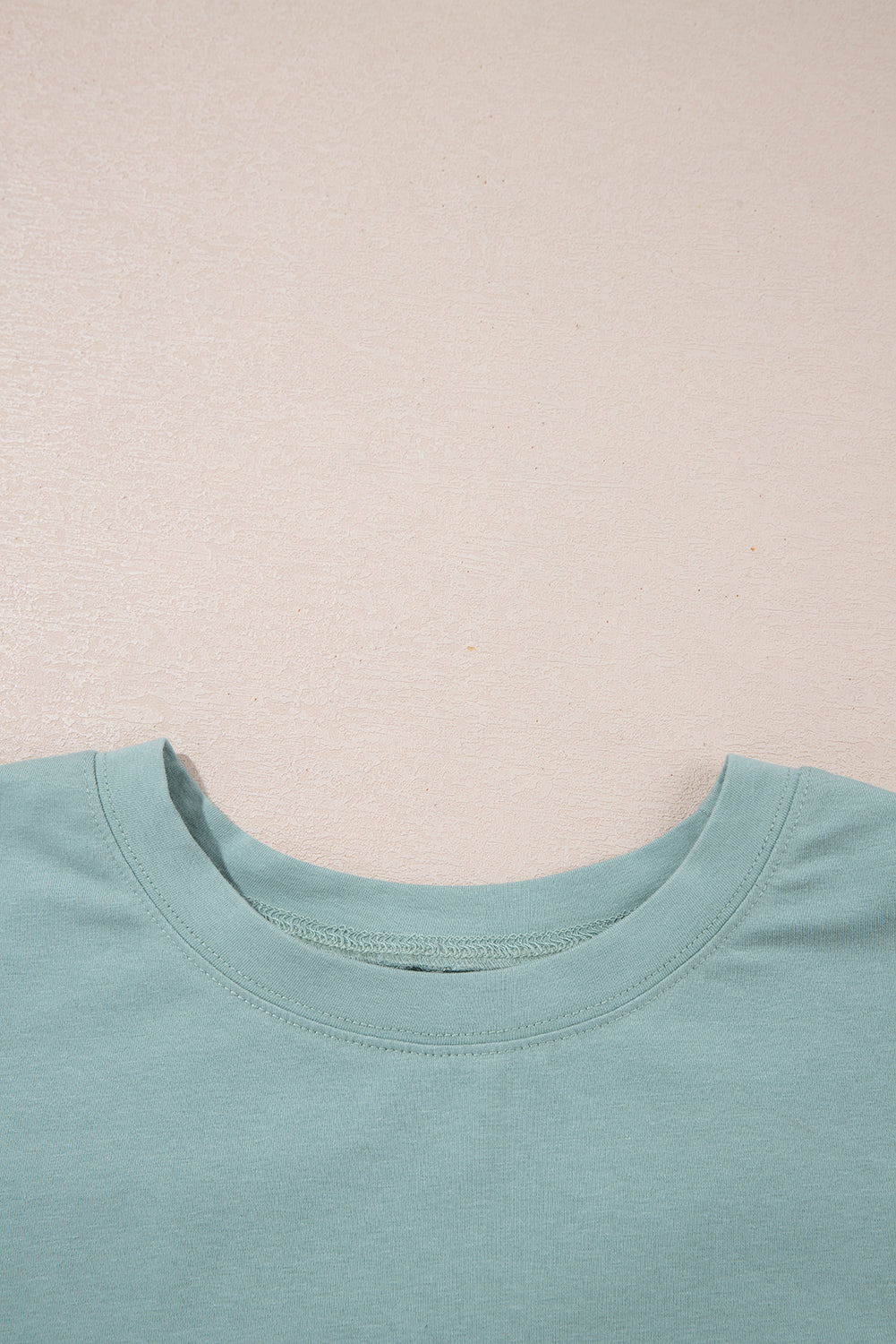 Green Frayed Star Patched Oversize T Shirt eAura