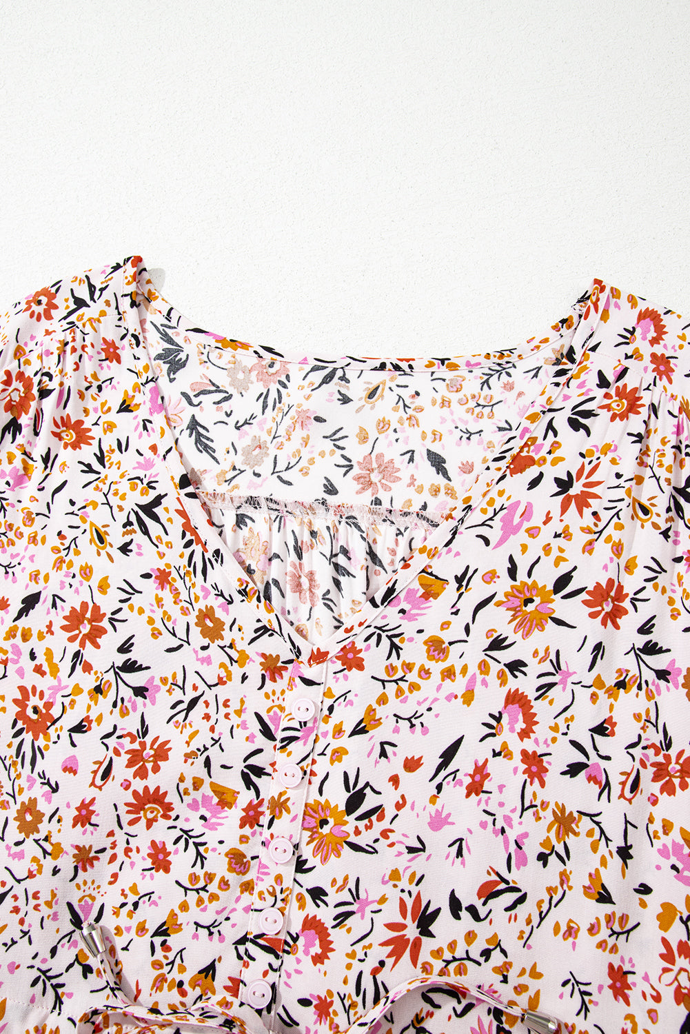 Boho Half Sleeve Floral V-Neck Maxi Dress eAura