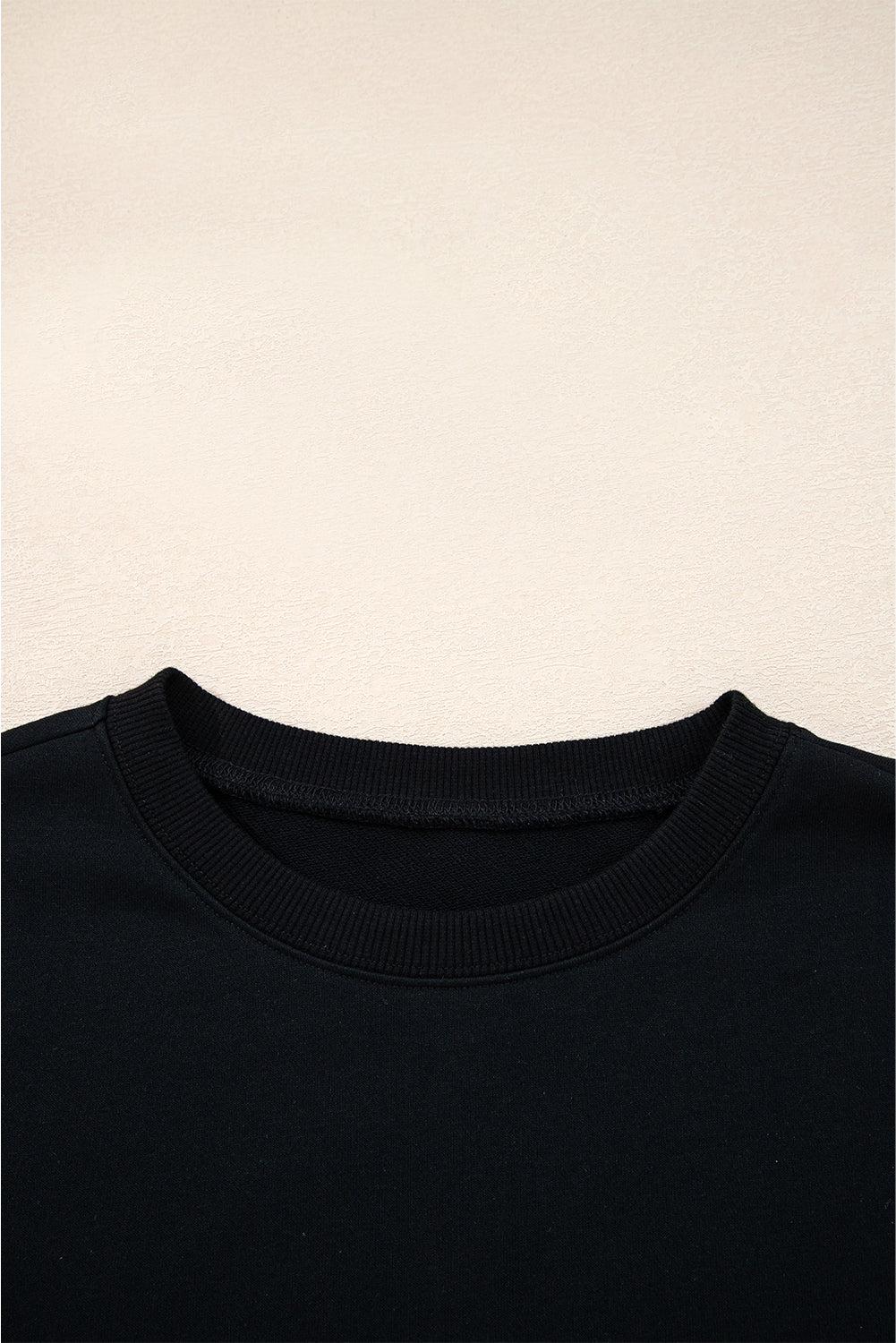 Striped Detail Drop Shoulder Oversized Sweatshirt eAura