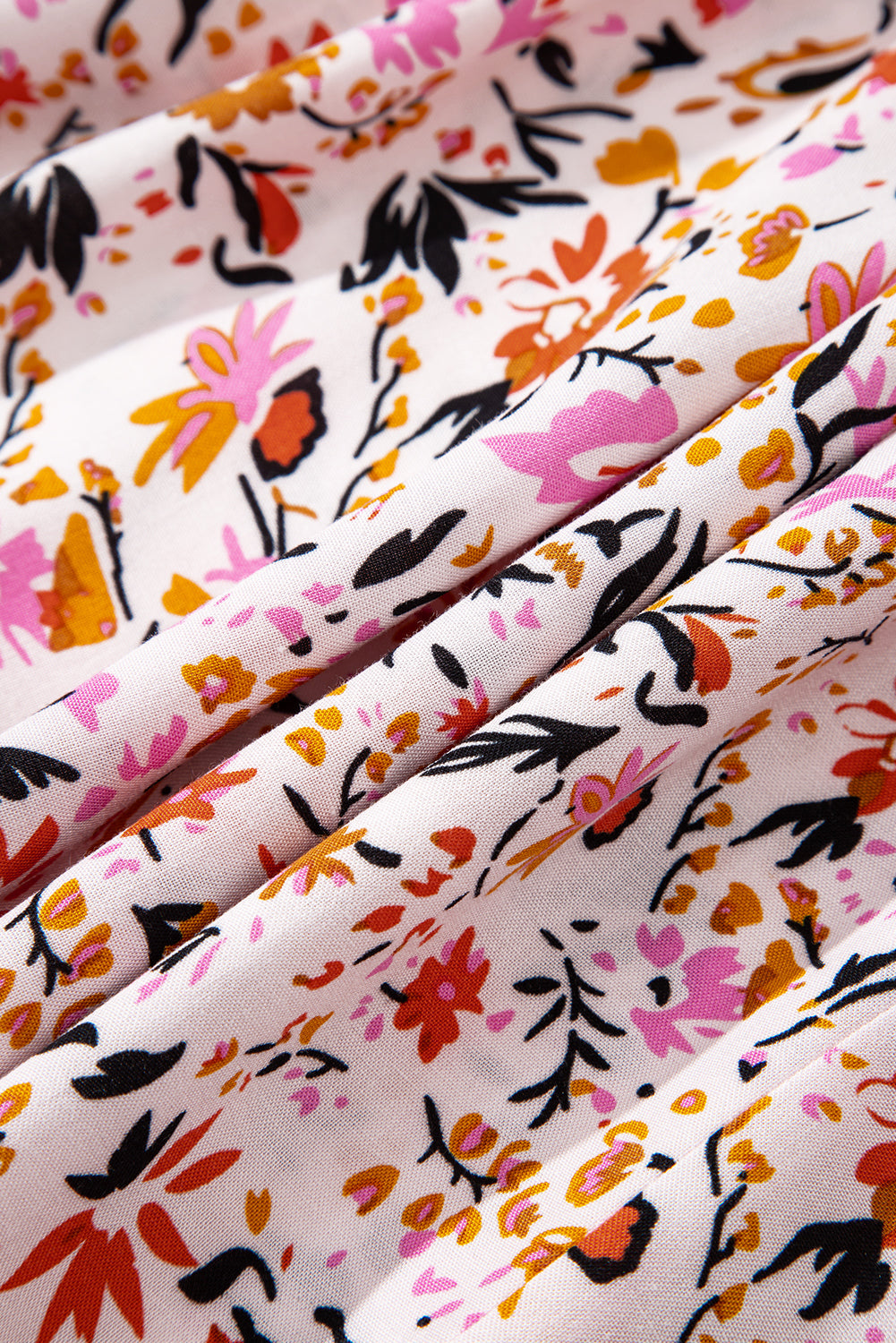 Boho Half Sleeve Floral V-Neck Maxi Dress eAura