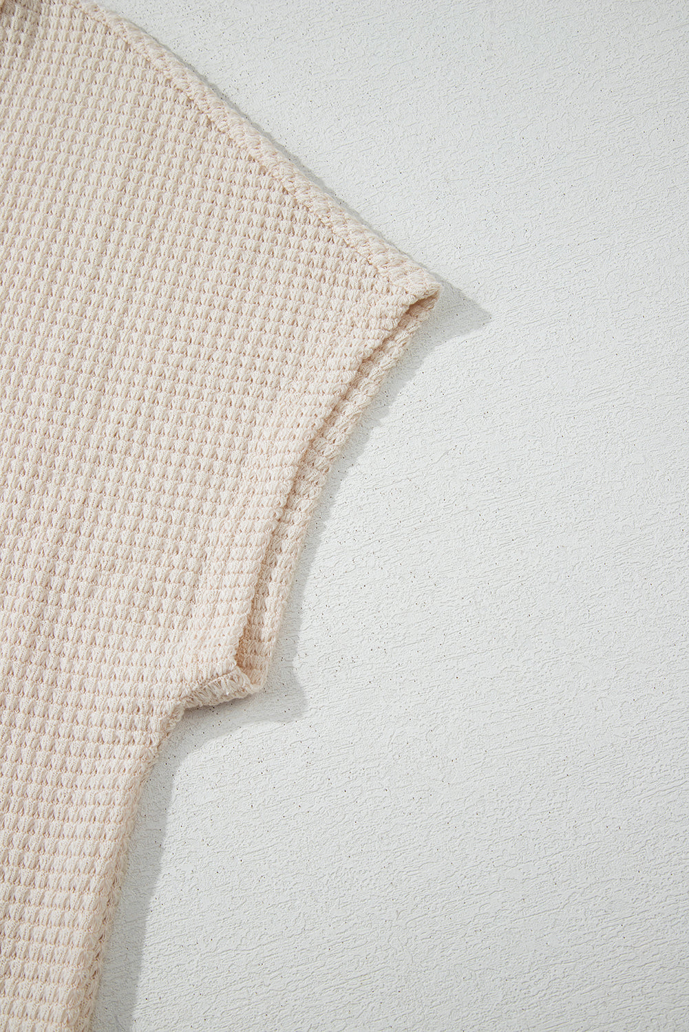 Textured Seamed Short Sleeve Top eAura