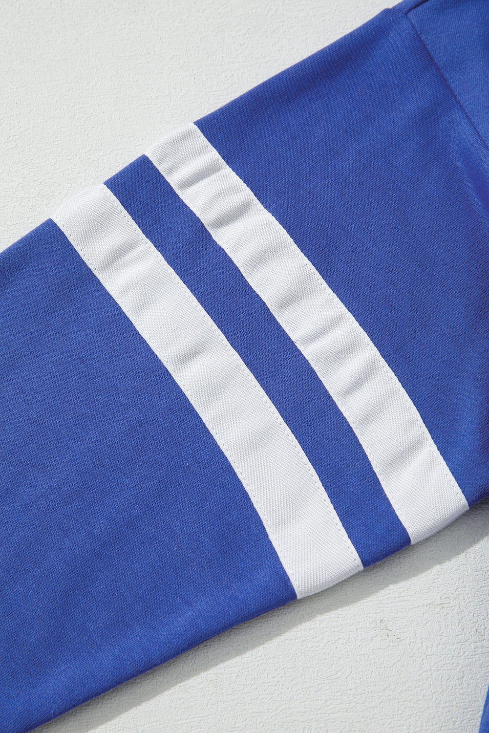 Striped Detail Drop Shoulder Oversized Sweatshirt eAura