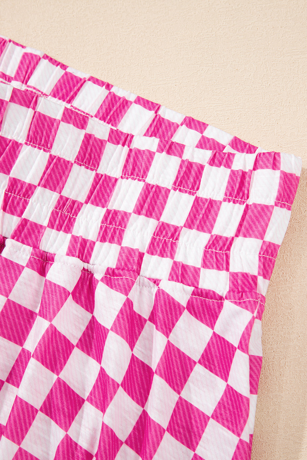 Checkerboard T Shirt and High Waist Skorts 2 Piece Co-ord Outfit eAura
