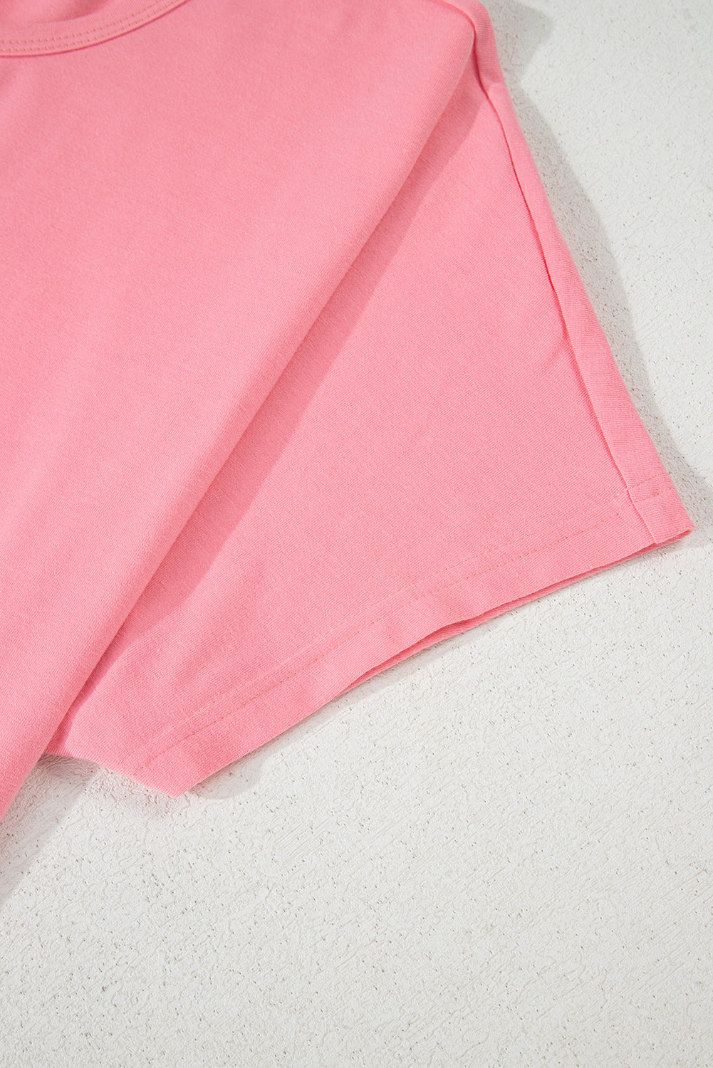 Frilled Hem Loose T-Shirt eAura