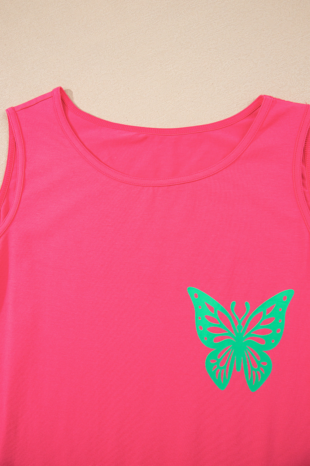 Flower Graphic Casual Tank Top eAura