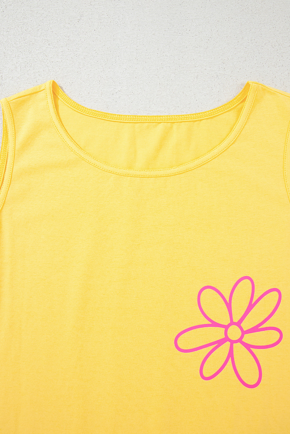 Flower Graphic Casual Tank Top eAura