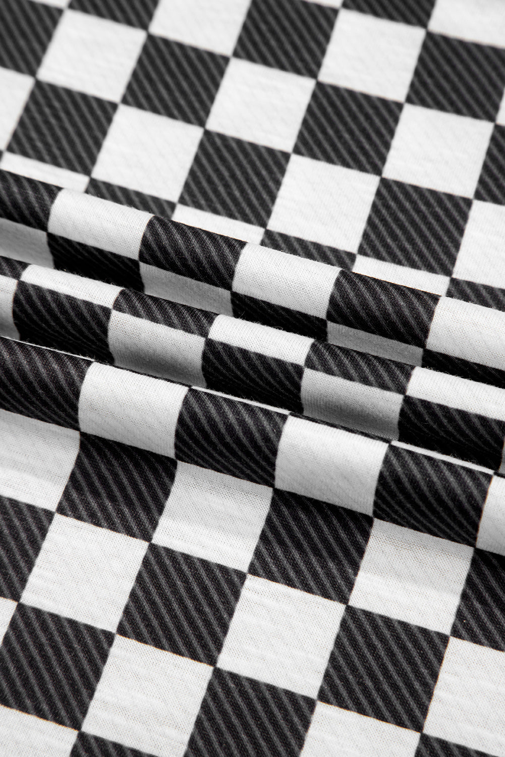 Checkerboard T Shirt and High Waist Skorts 2 Piece Co-ord Outfit eAura