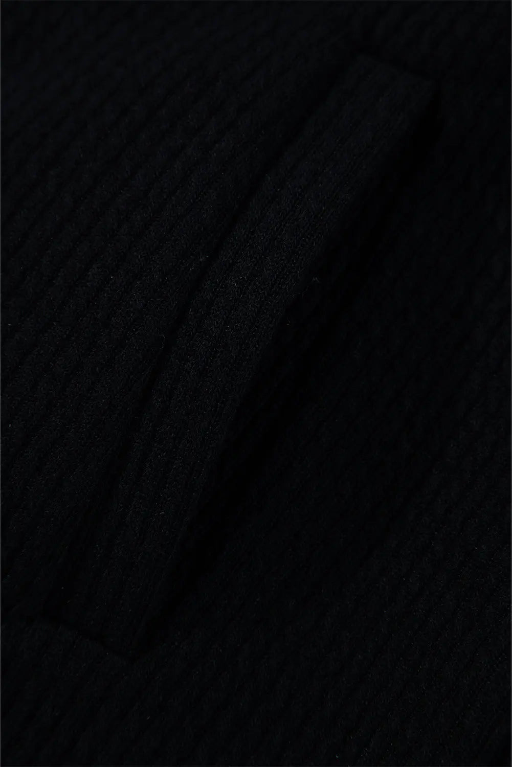 Black Solid Colour Corduroy Buttoned Long Sleeve Shacket Beagle Boutique Fashion Outlet