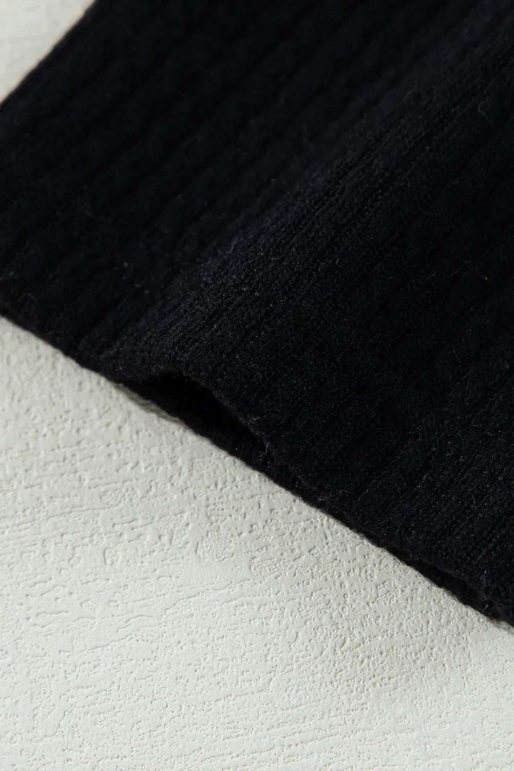 Black Solid Colour Corduroy Buttoned Long Sleeve Shacket Beagle Boutique Fashion Outlet
