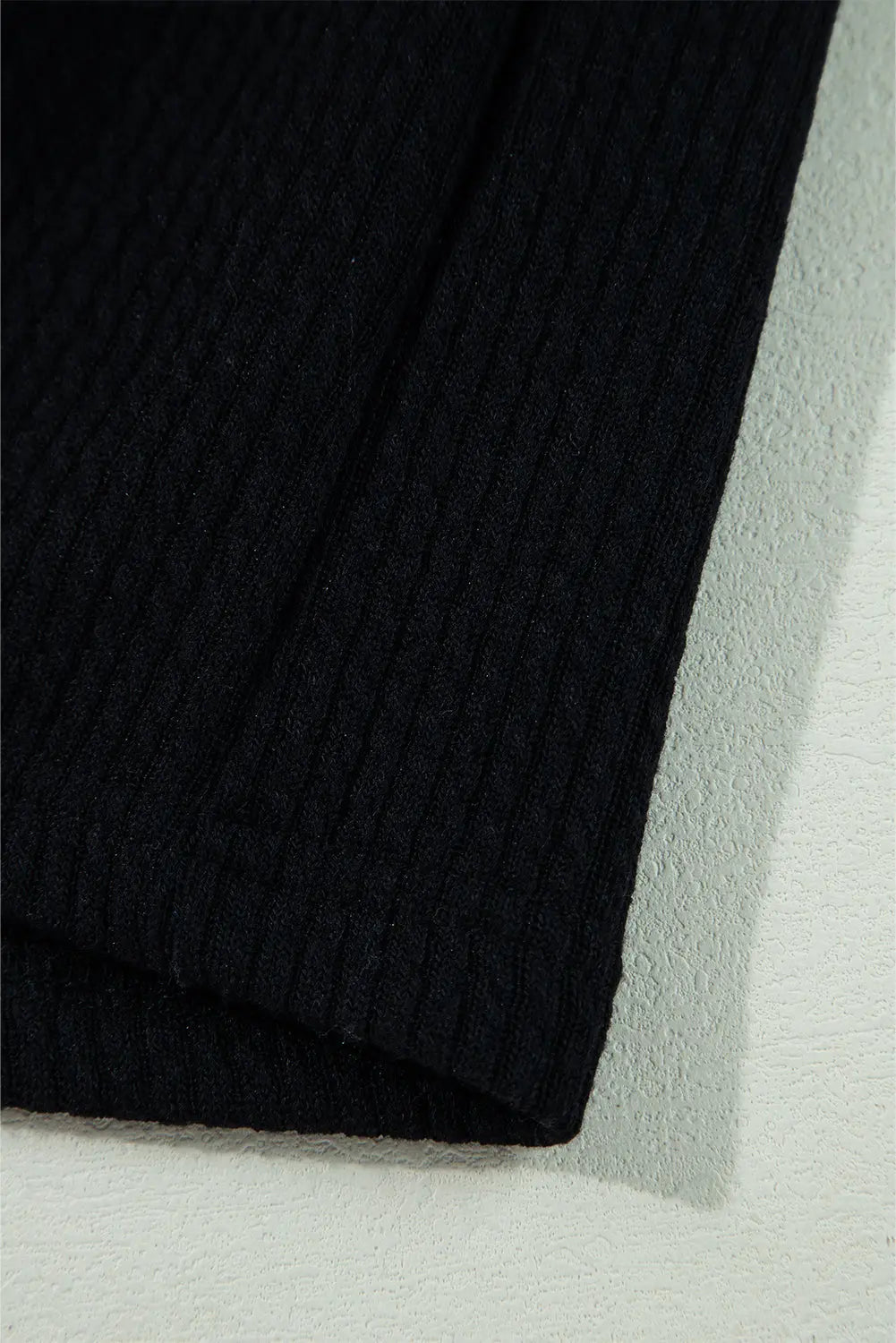 Black Solid Colour Corduroy Buttoned Long Sleeve Shacket Beagle Boutique Fashion Outlet