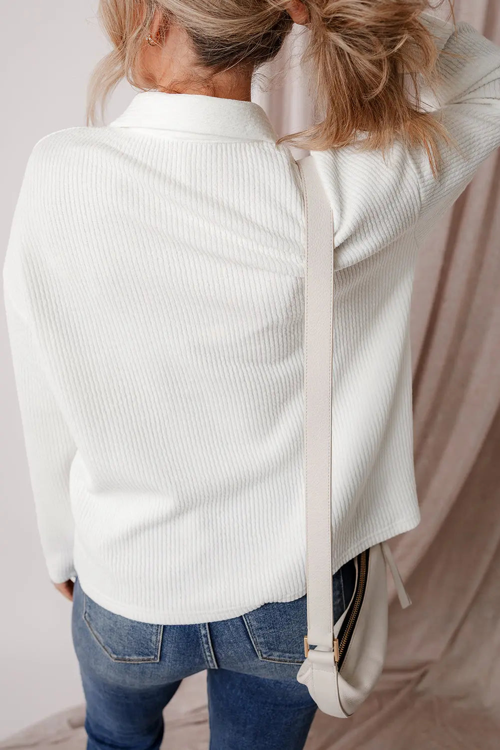 Black Solid Colour Corduroy Buttoned Long Sleeve Shacket Beagle Boutique Fashion Outlet