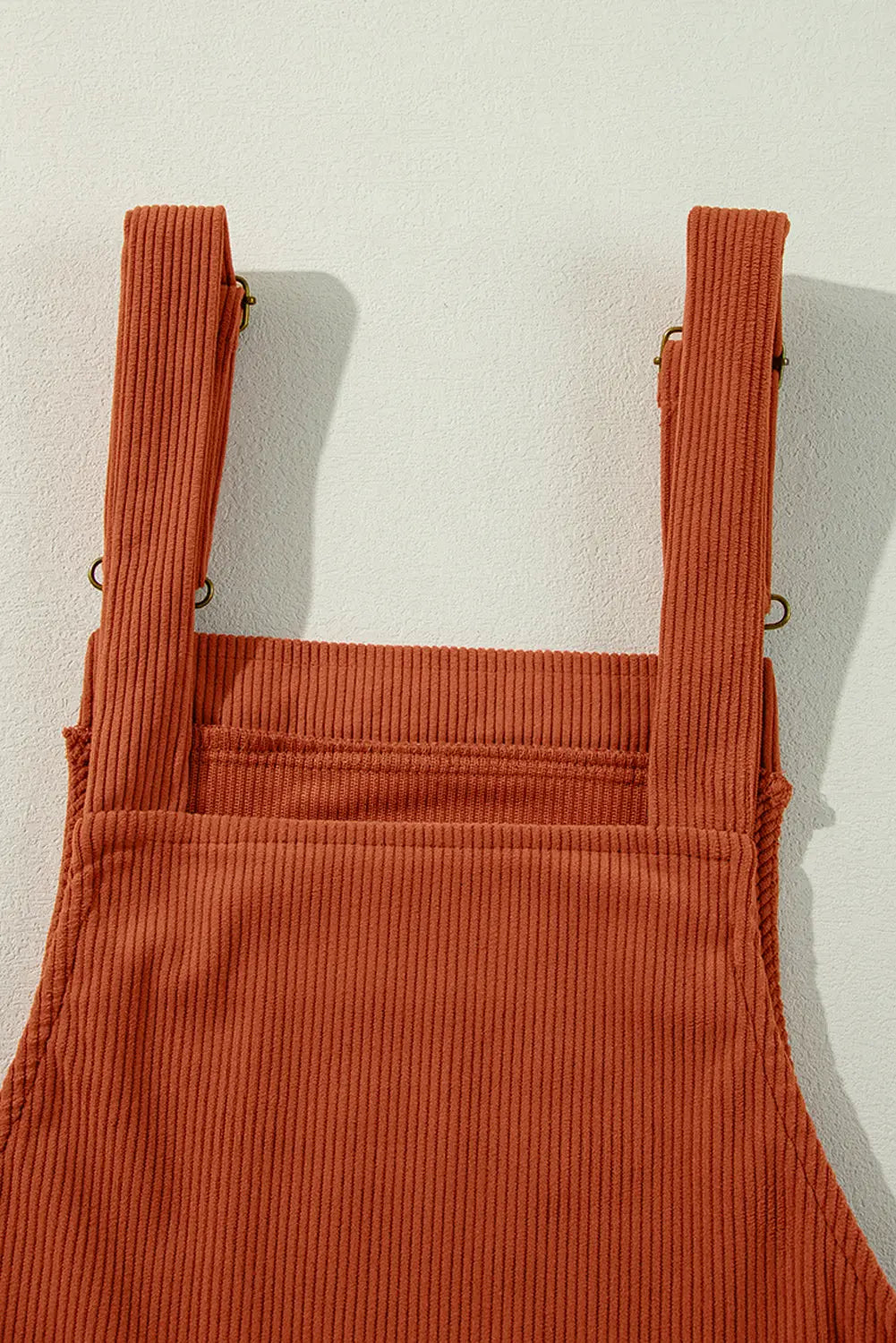 Black Solid Front Pockets Sleeveless Corduroy Overall Dress Beagle Boutique Fashion Outlet