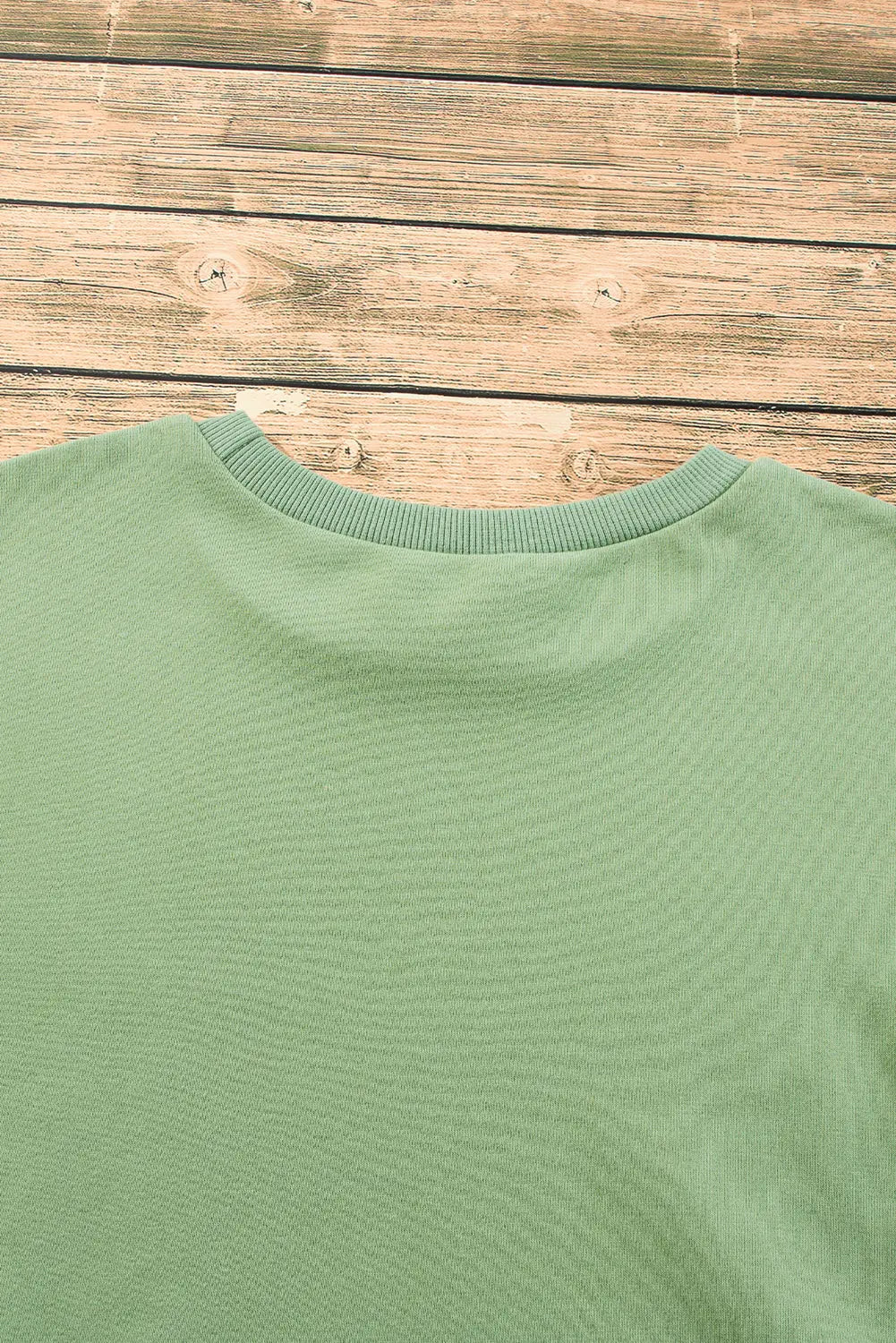 Bonbon Solid Fleece Lined Drop Shoulder High Low Sweatshirt Beagle Boutique Fashion Outlet