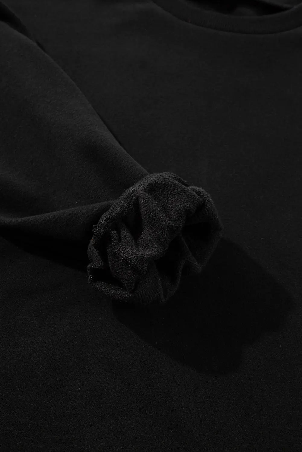 Bonbon Solid Fleece Lined Drop Shoulder High Low Sweatshirt Beagle Boutique Fashion Outlet