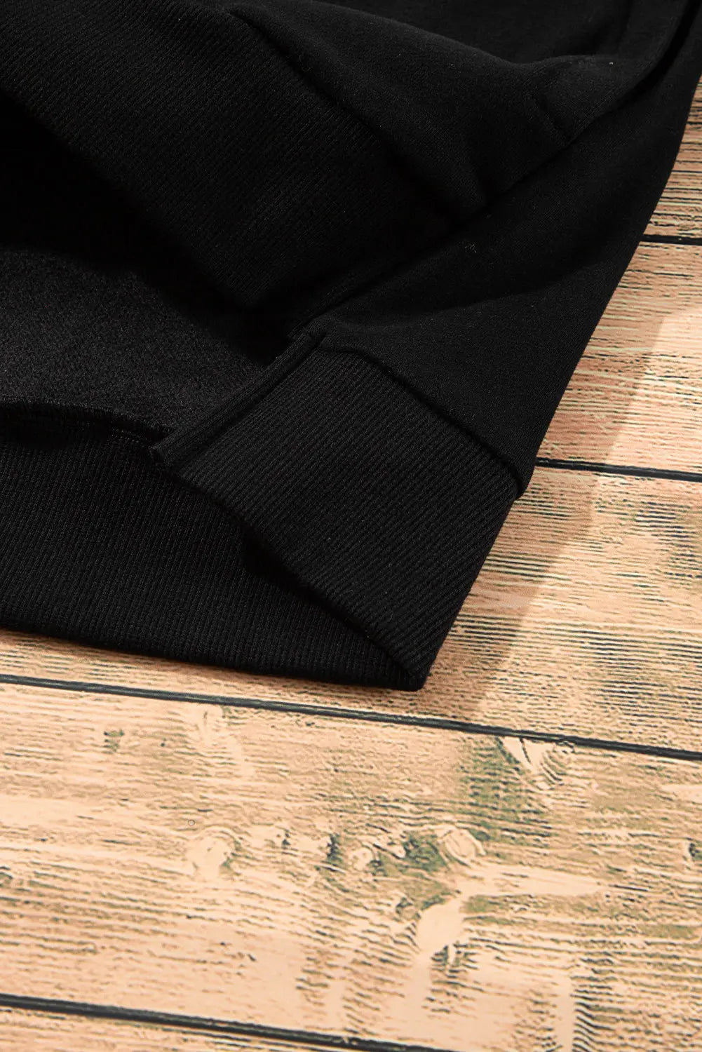 Bonbon Solid Fleece Lined Drop Shoulder High Low Sweatshirt Beagle Boutique Fashion Outlet