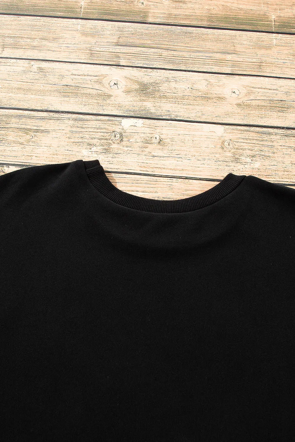 Bonbon Solid Fleece Lined Drop Shoulder High Low Sweatshirt Beagle Boutique Fashion Outlet