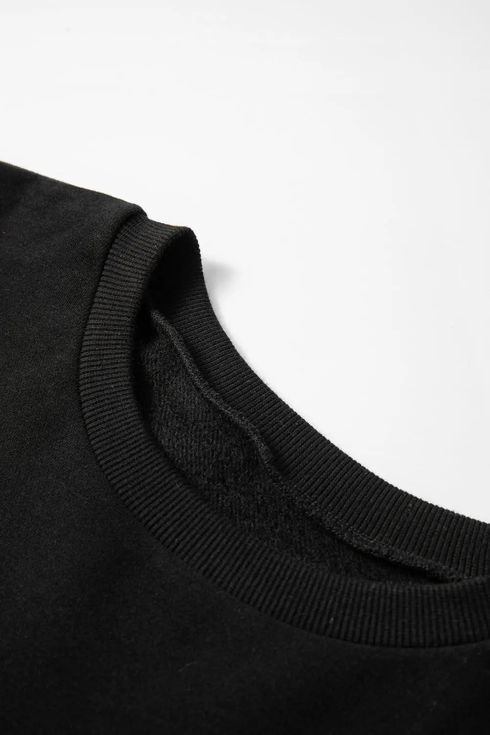 Bonbon Solid Fleece Lined Drop Shoulder High Low Sweatshirt Beagle Boutique Fashion Outlet