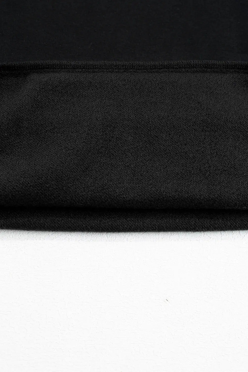 Bonbon Solid Fleece Lined Drop Shoulder High Low Sweatshirt Beagle Boutique Fashion Outlet