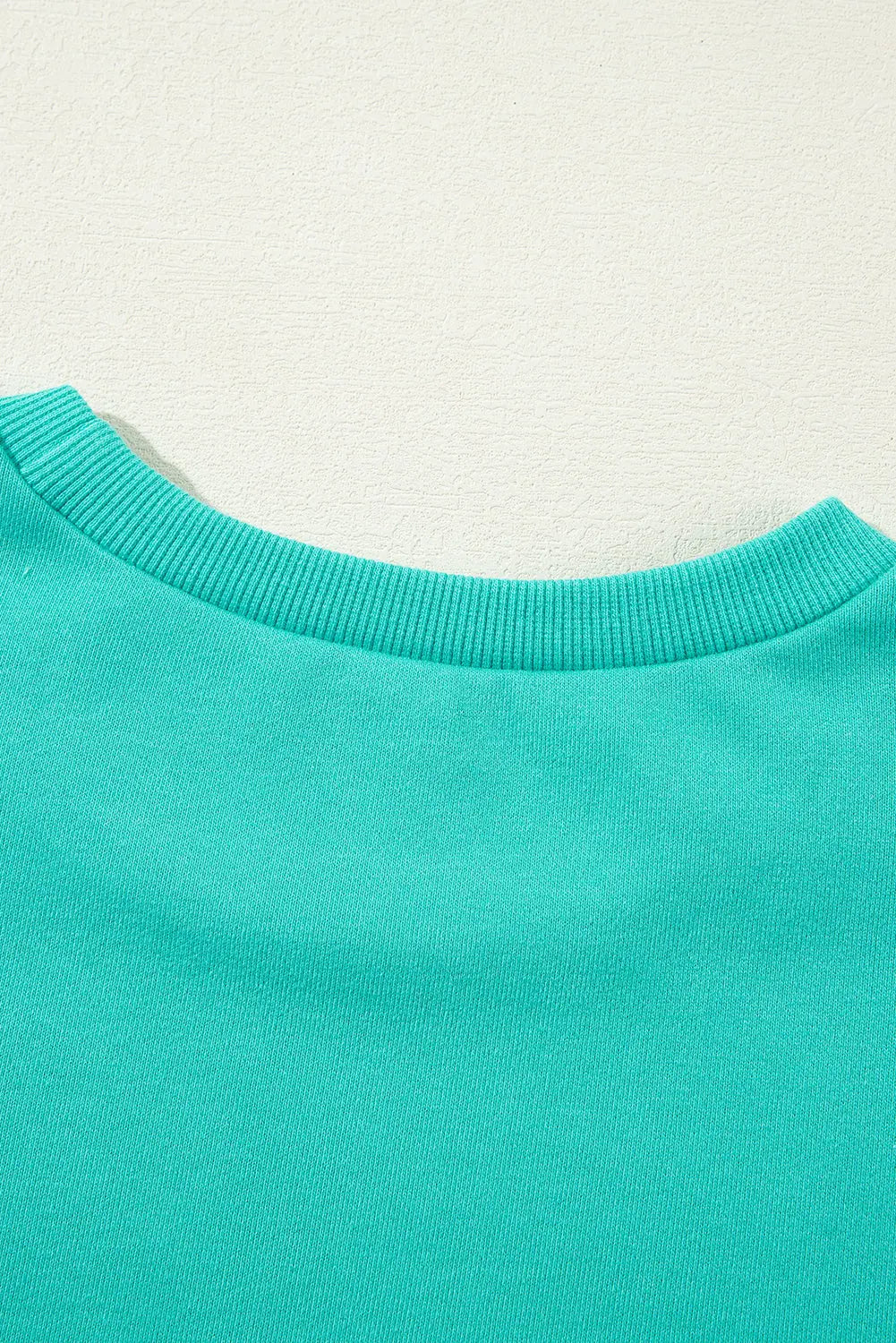 Bonbon Solid Fleece Lined Drop Shoulder High Low Sweatshirt Beagle Boutique Fashion Outlet