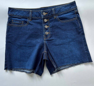 George Denim Shorts 10, 12, 14, 16, 18 Dark Blue - BB Fashion Outlet