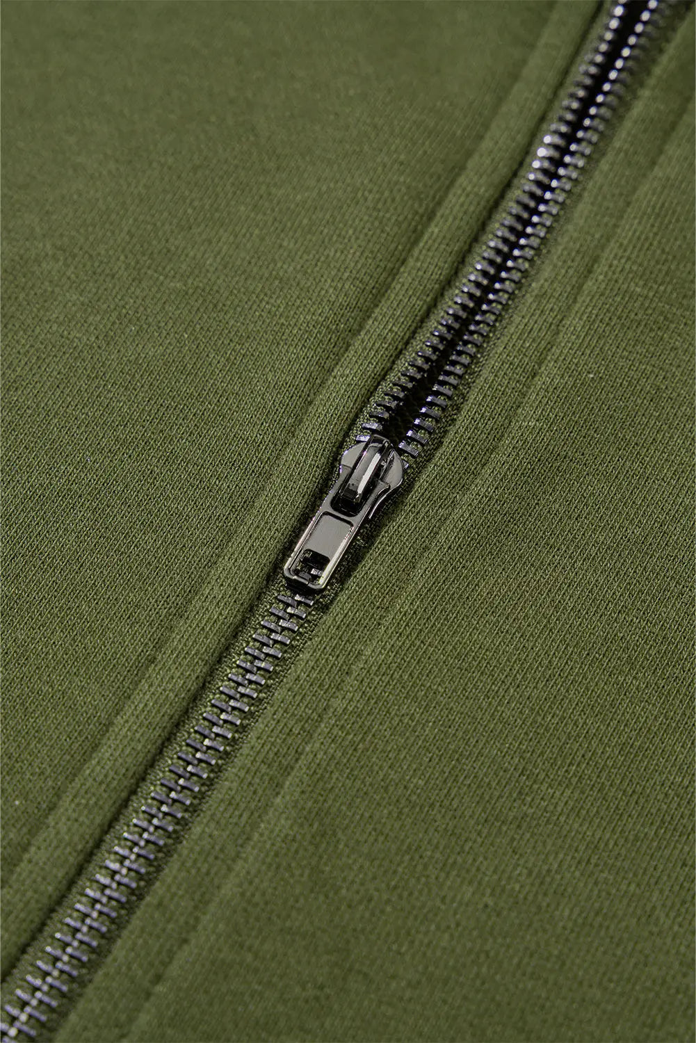 Light Grey Solid Kangaroo Pocket Half Zipper Oversized Hoodie Beagle Boutique Fashion Outlet