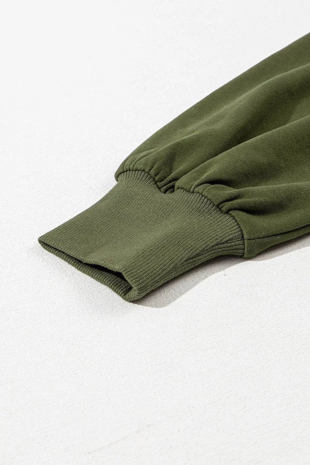 Light Grey Solid Kangaroo Pocket Half Zipper Oversized Hoodie Beagle Boutique Fashion Outlet