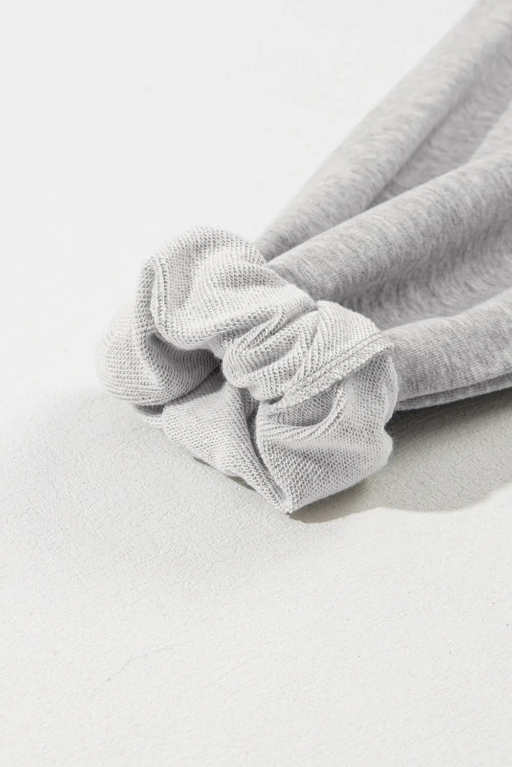 Light Grey Solid Kangaroo Pocket Half Zipper Oversized Hoodie Beagle Boutique Fashion Outlet