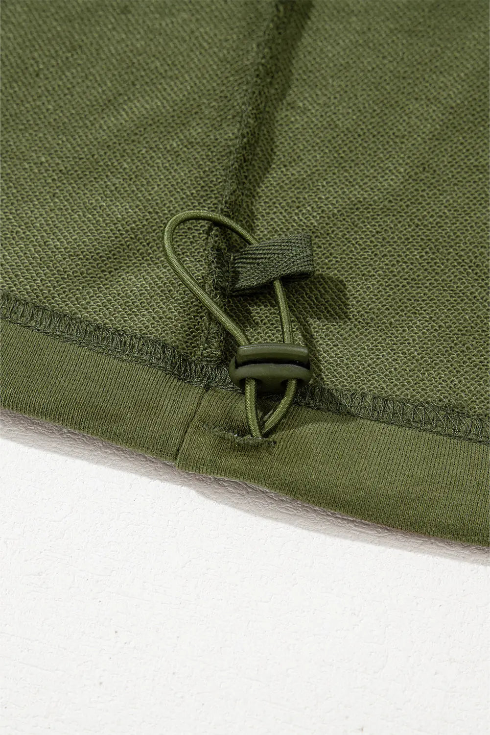 Light Grey Solid Kangaroo Pocket Half Zipper Oversized Hoodie Beagle Boutique Fashion Outlet