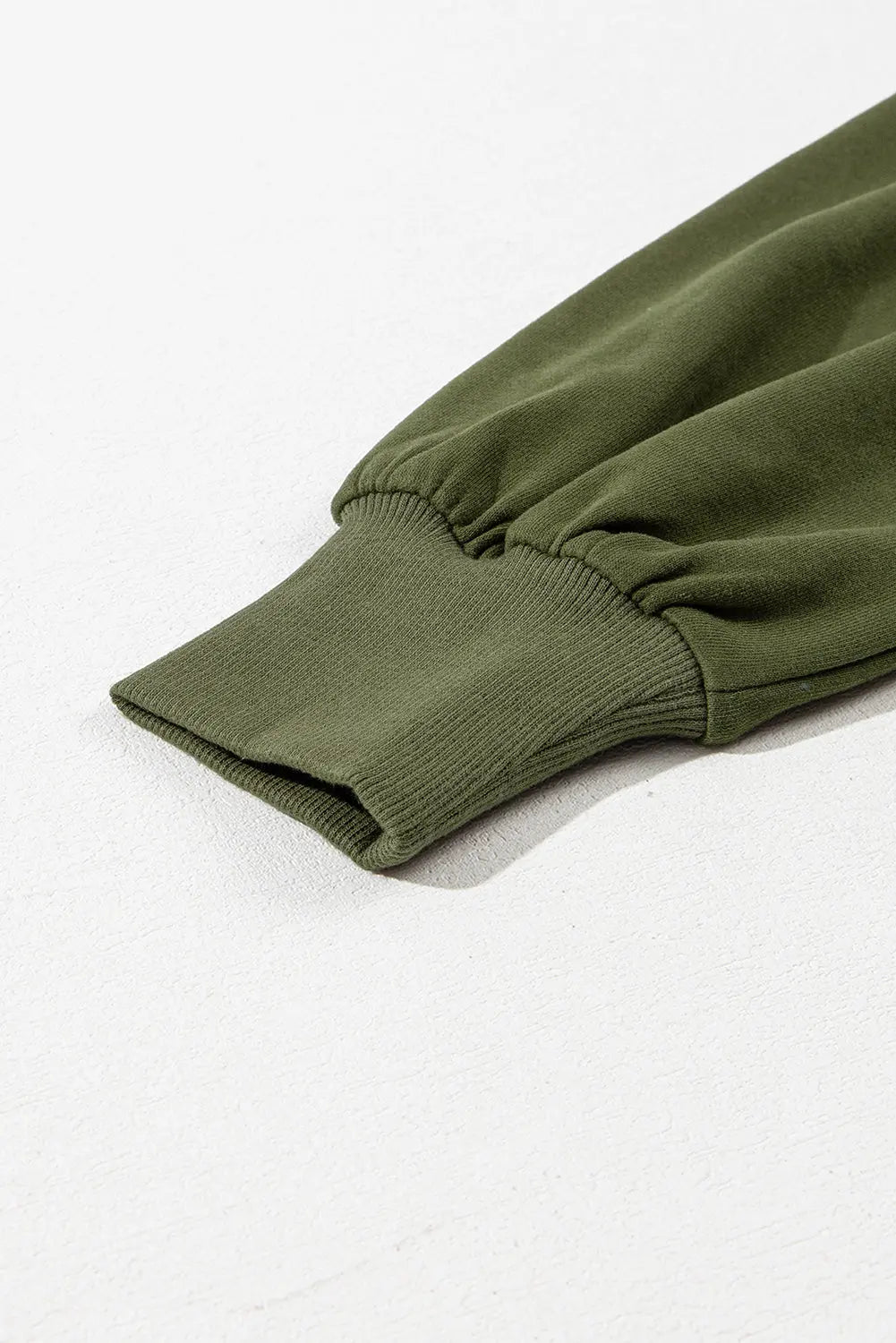 Light Grey Solid Kangaroo Pocket Half Zipper Oversized Hoodie Beagle Boutique Fashion Outlet