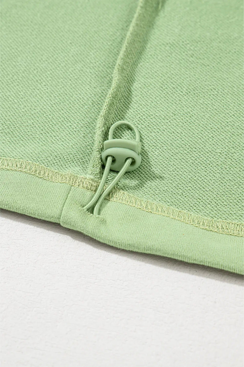 Light Grey Solid Kangaroo Pocket Half Zipper Oversized Hoodie Beagle Boutique Fashion Outlet