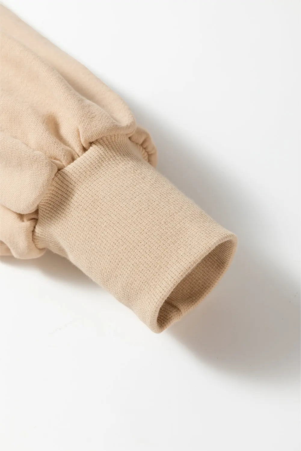 Light Grey Solid Kangaroo Pocket Half Zipper Oversized Hoodie Beagle Boutique Fashion Outlet