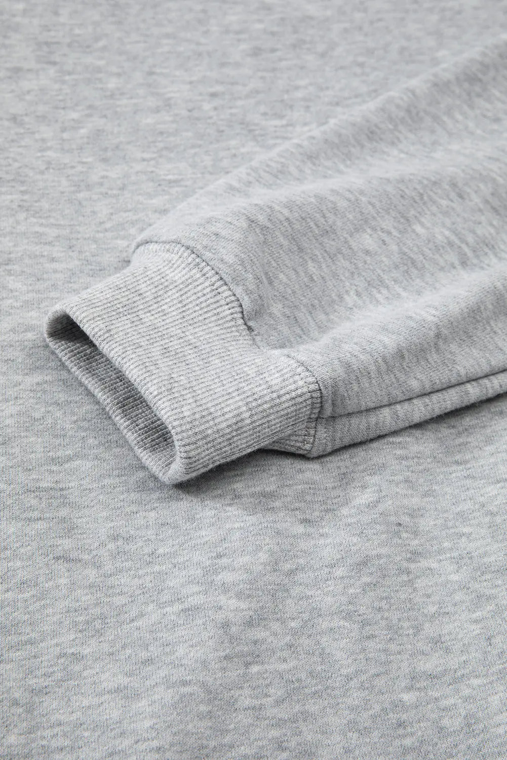 Russet Orange Solid Fleece Lined Drop Shoulder Terry Sweatshirt eAura