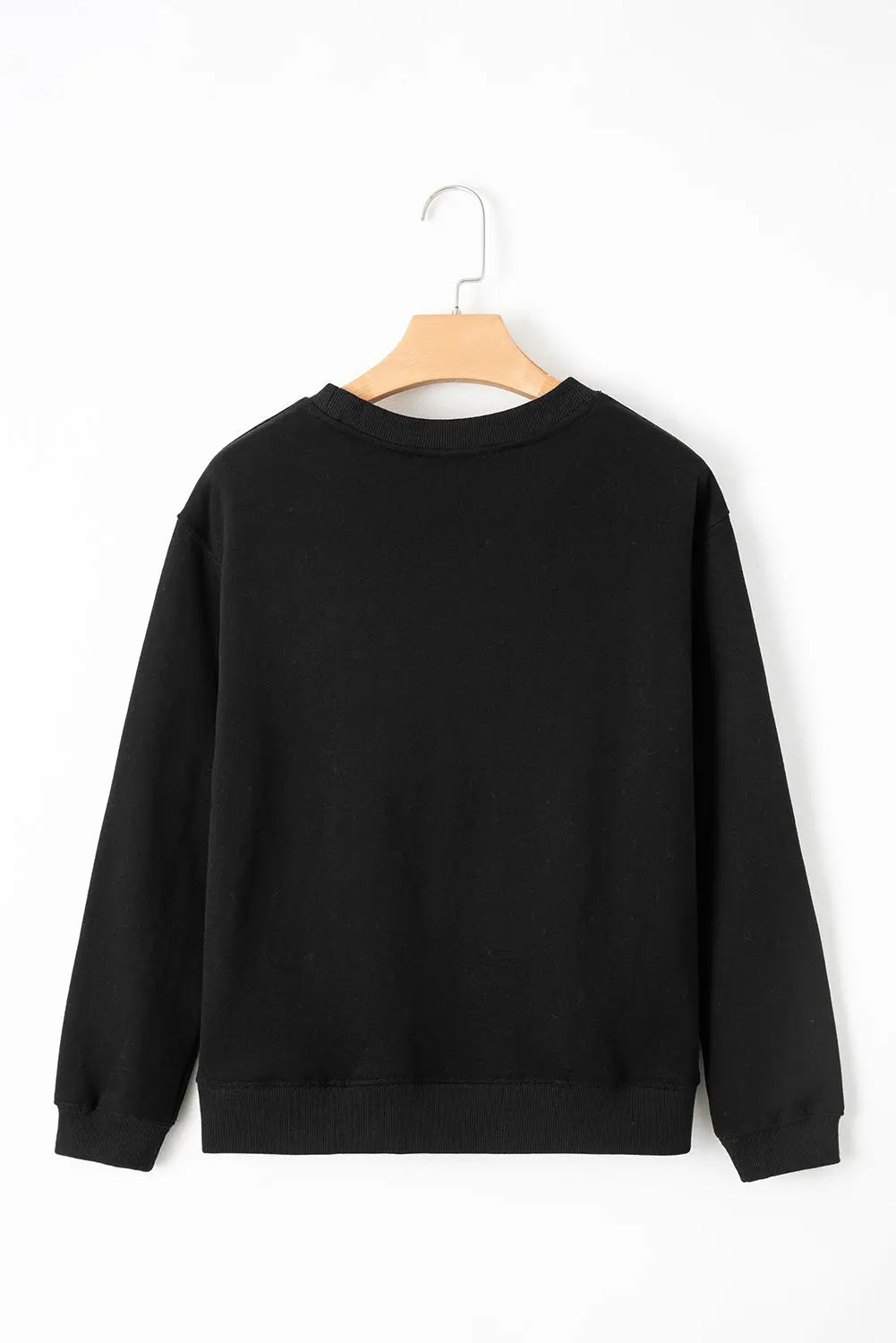 Russet Orange Solid Fleece Lined Drop Shoulder Terry Sweatshirt eAura