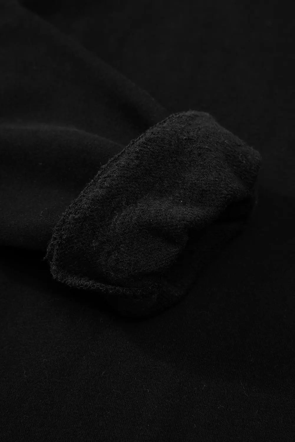 Russet Orange Solid Fleece Lined Drop Shoulder Terry Sweatshirt eAura
