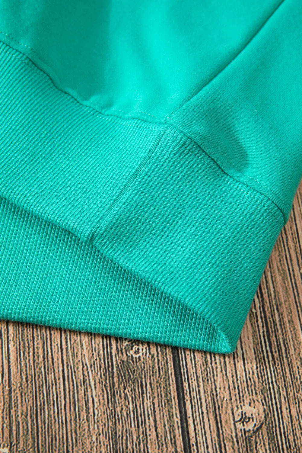 Russet Orange Solid Fleece Lined Drop Shoulder Terry Sweatshirt eAura