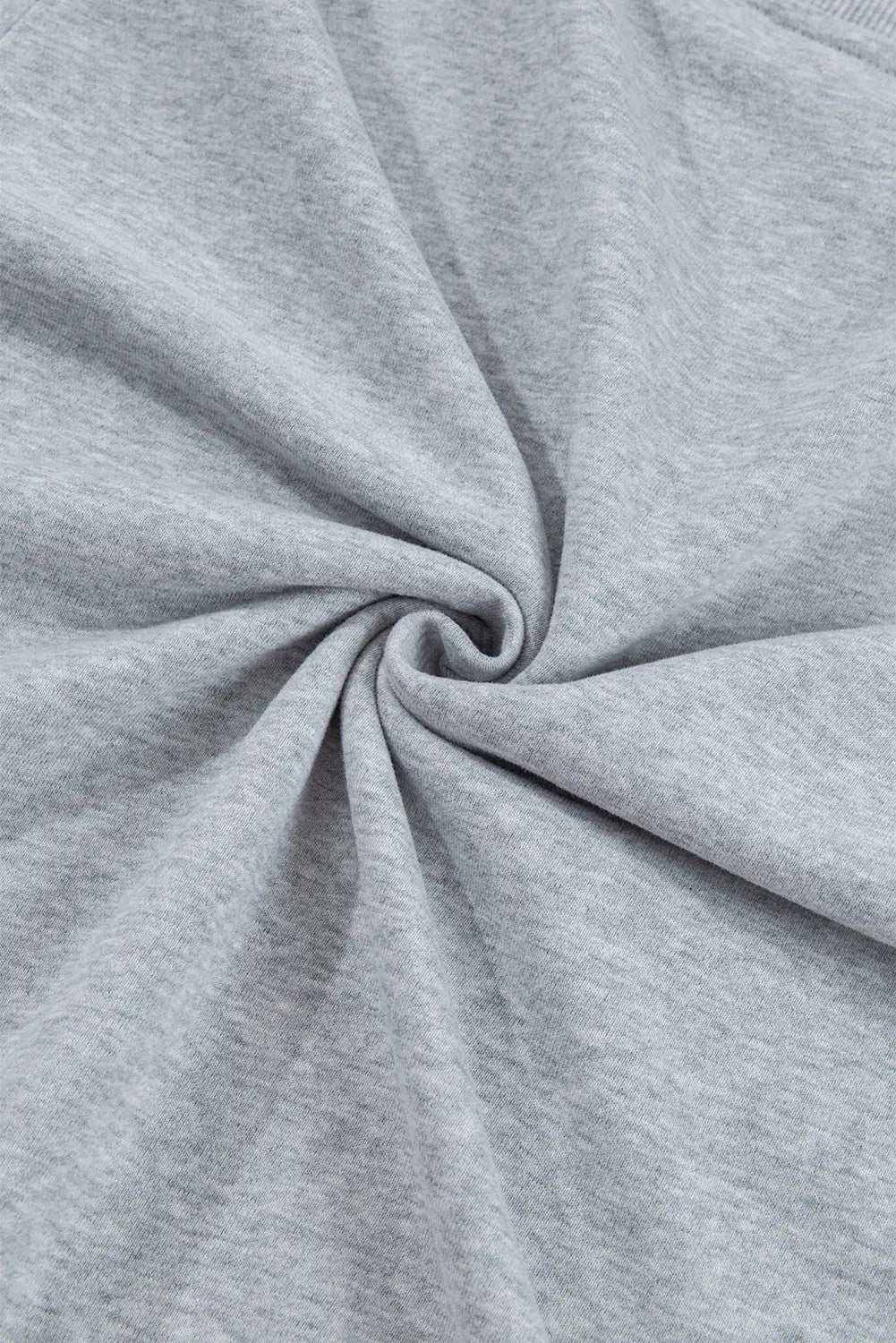 Smoke Green Plain Drop Shoulder Crewneck Pullover Sweatshirt eAura