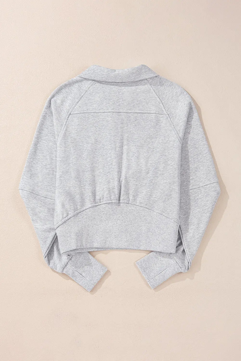 Valerian Quarter Zip Stand Neck Kangaroo Pocket Sweatshirt Beagle Boutique Fashion Outlet
